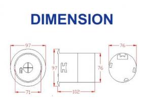 Samcom - EHL 101-LED - Emergency Downlights (Recess mount)2